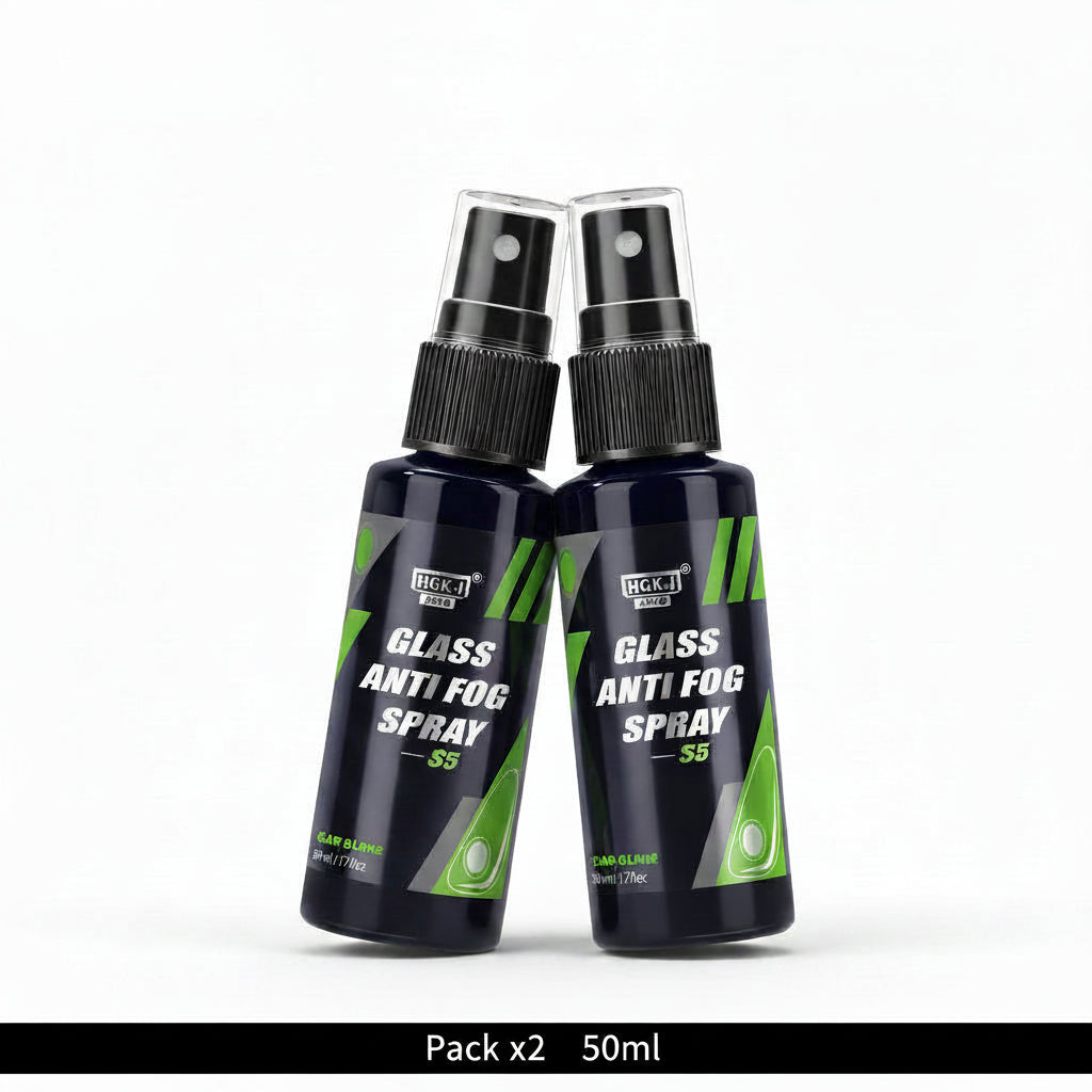 Spray 2 en 1 Antiniebla + Repelente de Agua para Parabrisas