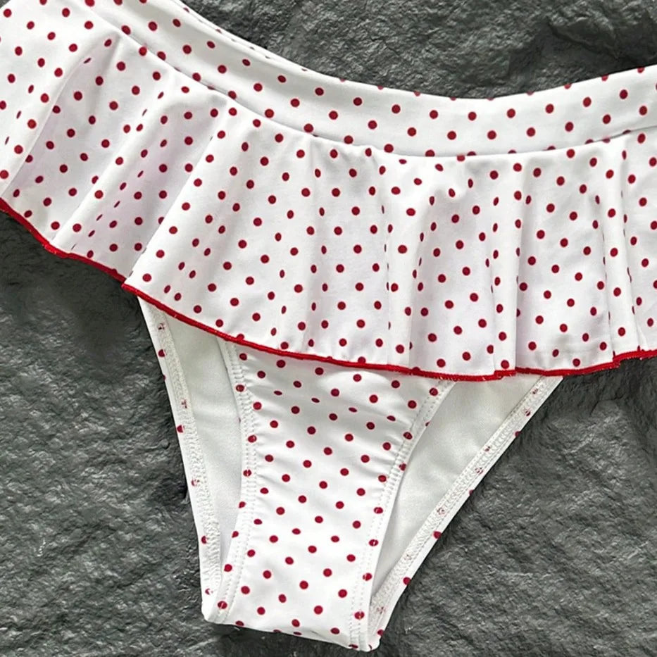 Bikini lunares rojos